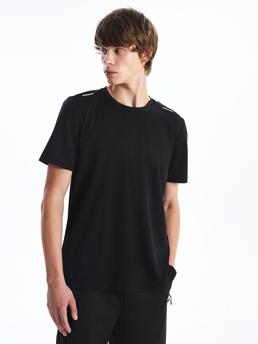 Crew Neck Short Sleeve Men's Sports T-Shirt