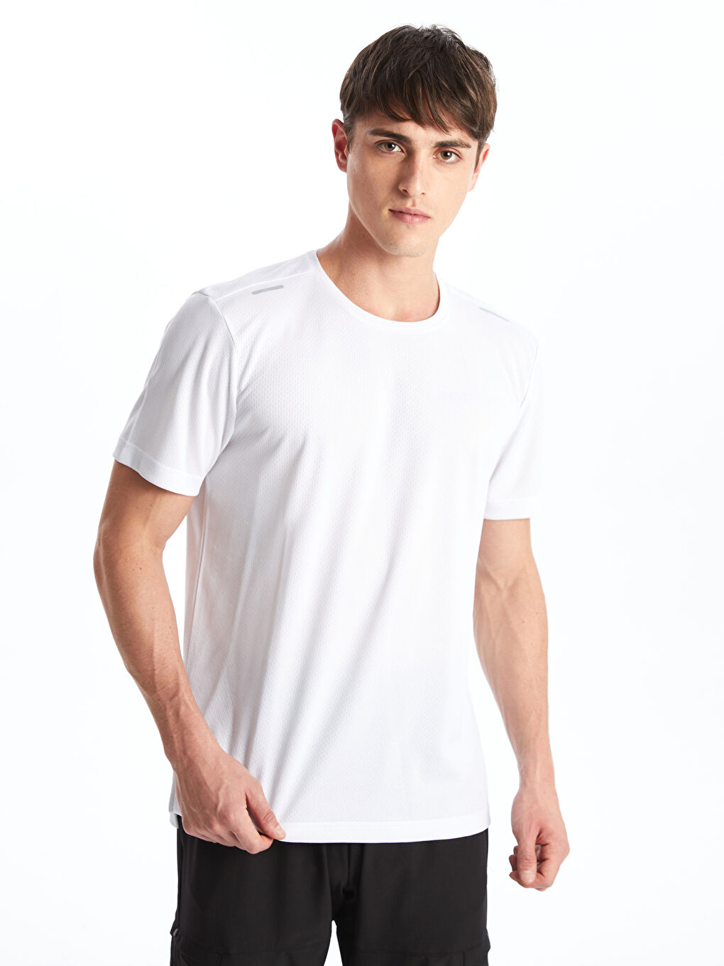 Crew Neck Short Sleeve Men's Sports T-Shirt