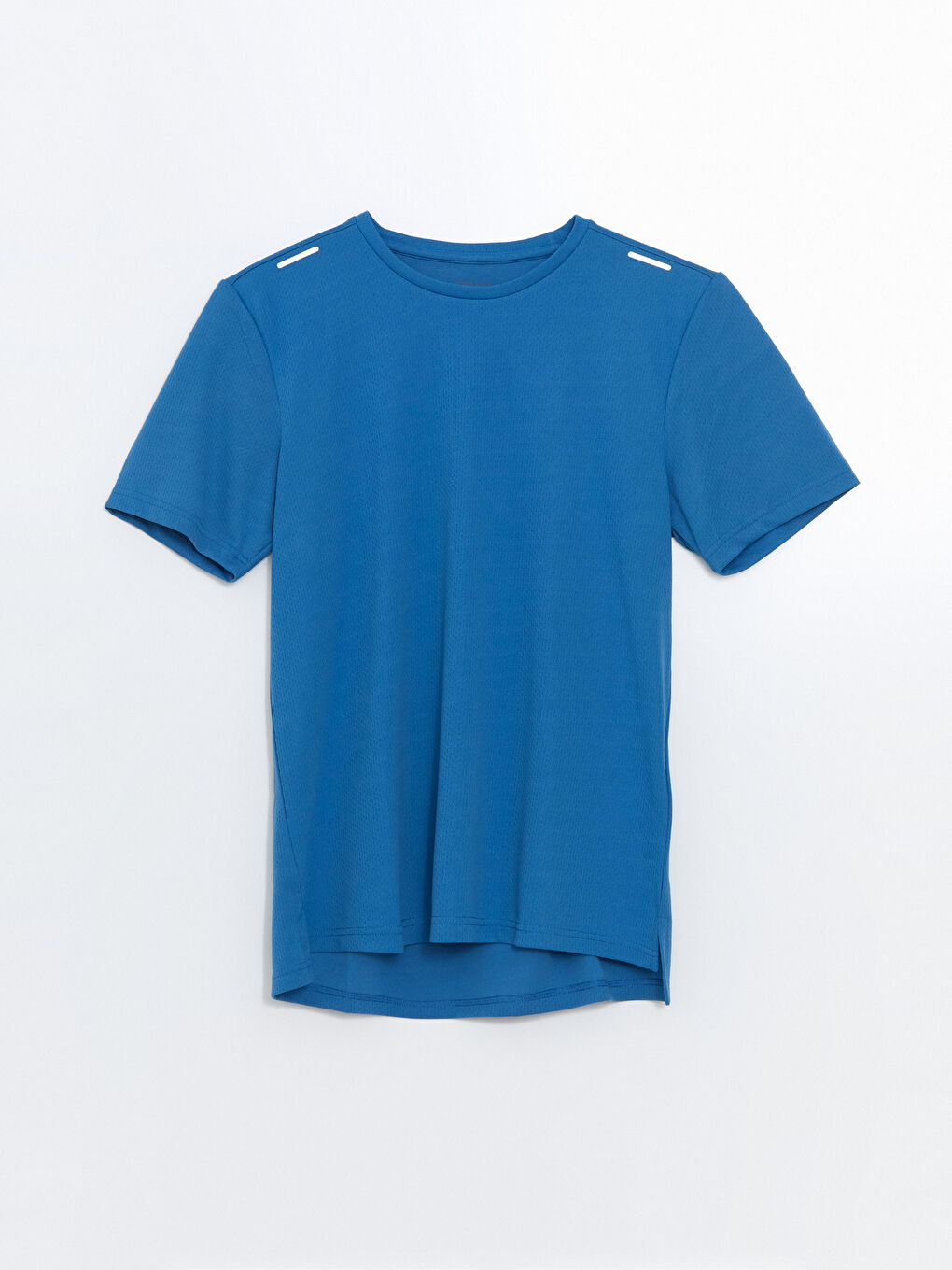 تيشيرت رياضي للرجال بأكمام قصيرة ورقبة دائرية-4