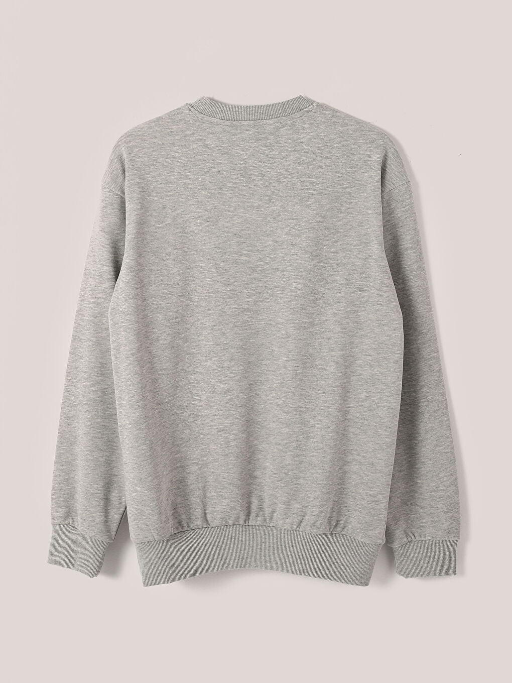 سويت شيرت مطبوع بأكمام طويلة برقبة دائرية للرجال-1