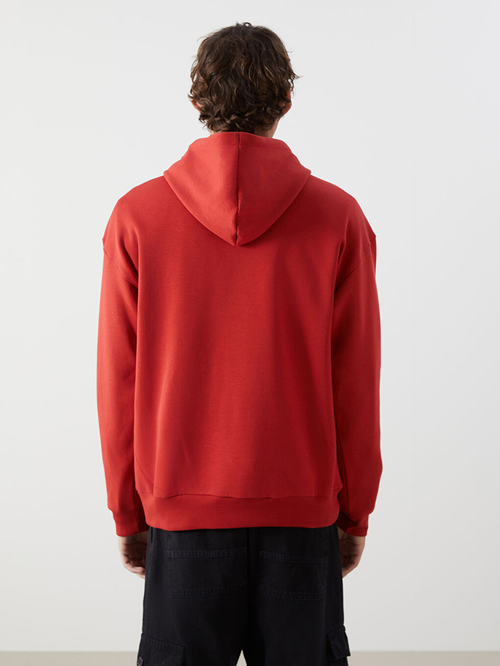 Толстовка Мужская С Принтом Chicago И Карманом Кенгуру-3