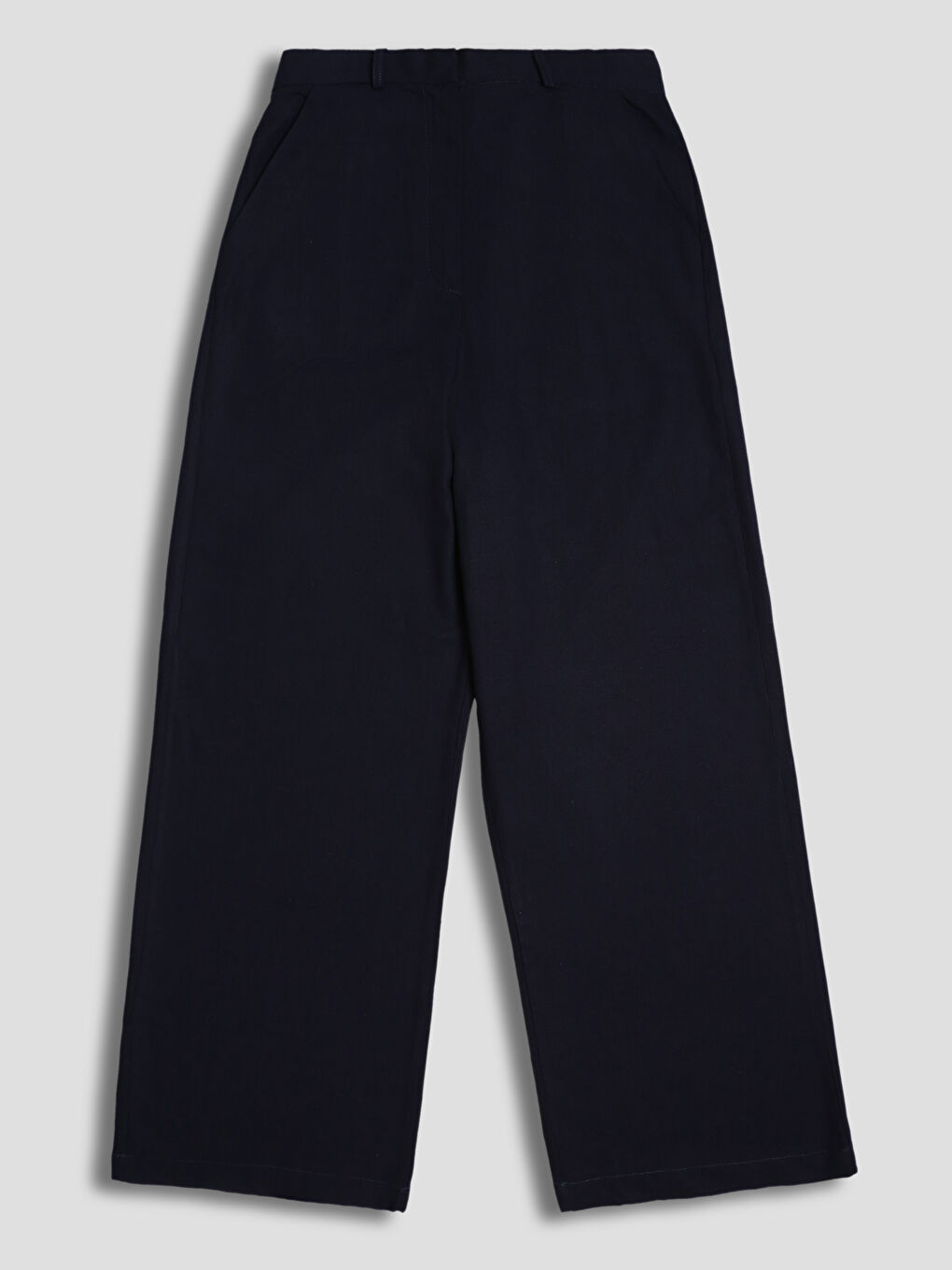 Elasticated Waist Wide Leg Trousers-4