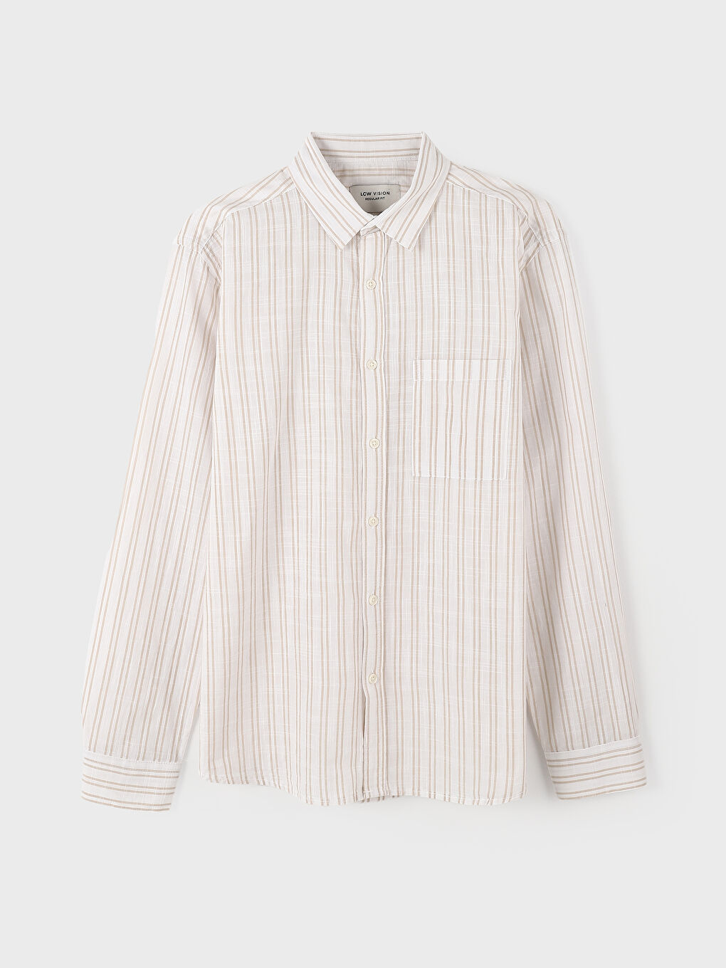 Regular Fit Long Sleeve Men's Shirt