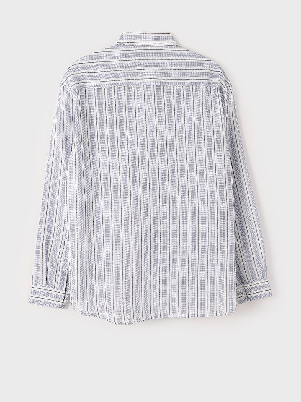 قميص رجالي كم طويل بقصة عادية-1