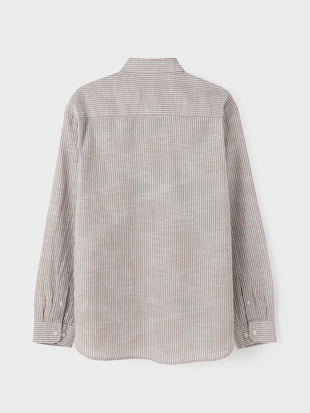 قميص كم طويل عادي للرجال-1