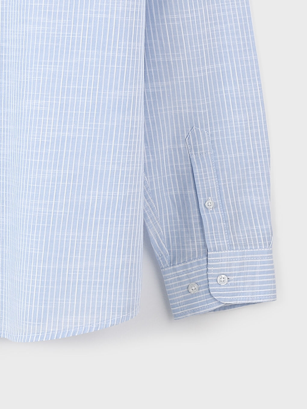 قميص كم طويل عادي للرجال-2