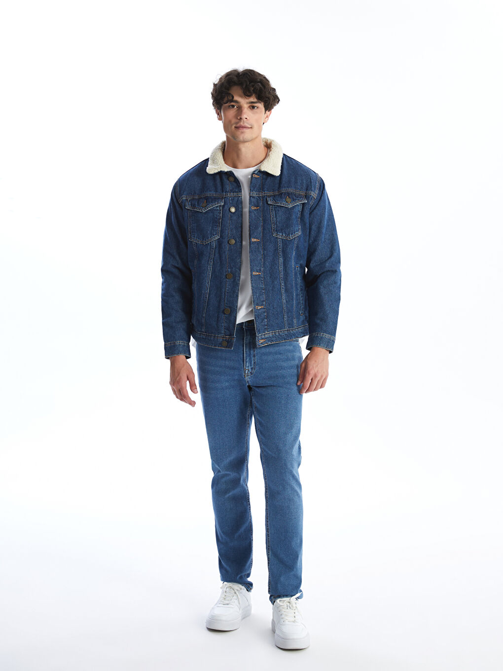 Чоловіча джинсова куртка Standard Fit-1