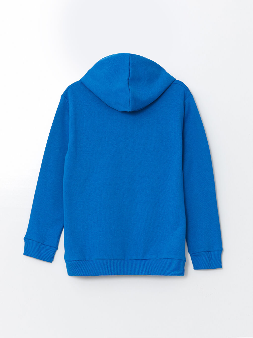 LCW ECO Koyu Mavi Kapüşonlu Erkek Çocuk Sweatshirt - 1