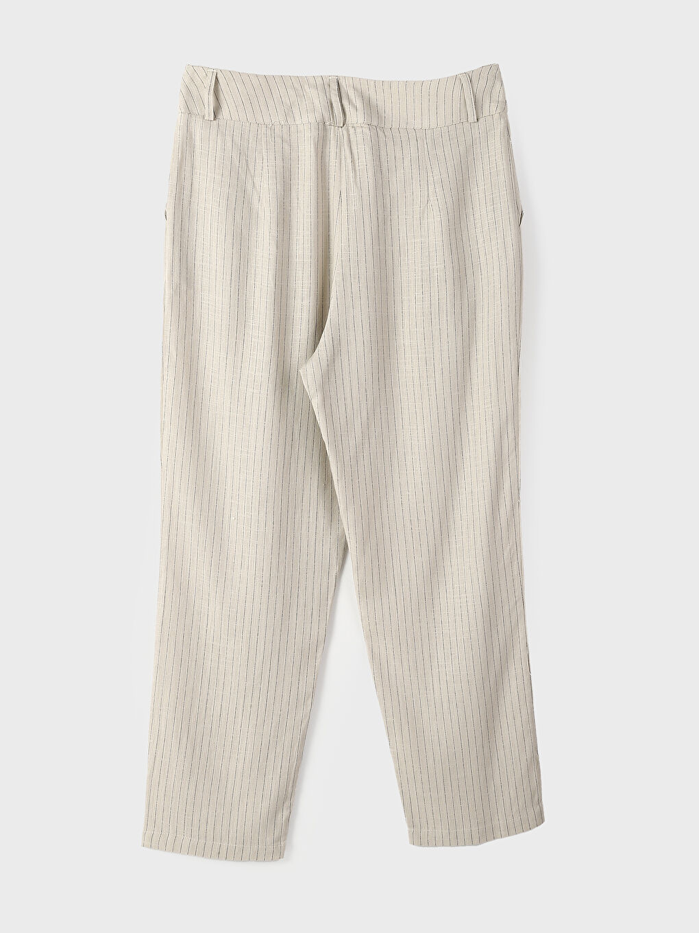 بنطلون مخطط عادي للسيدات-1