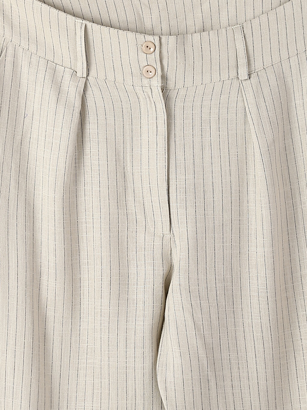 بنطلون مخطط عادي للسيدات-2