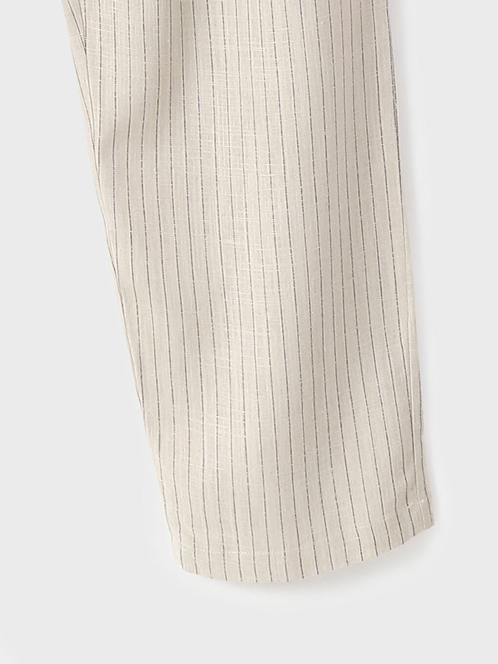 بنطلون مخطط عادي للسيدات-3