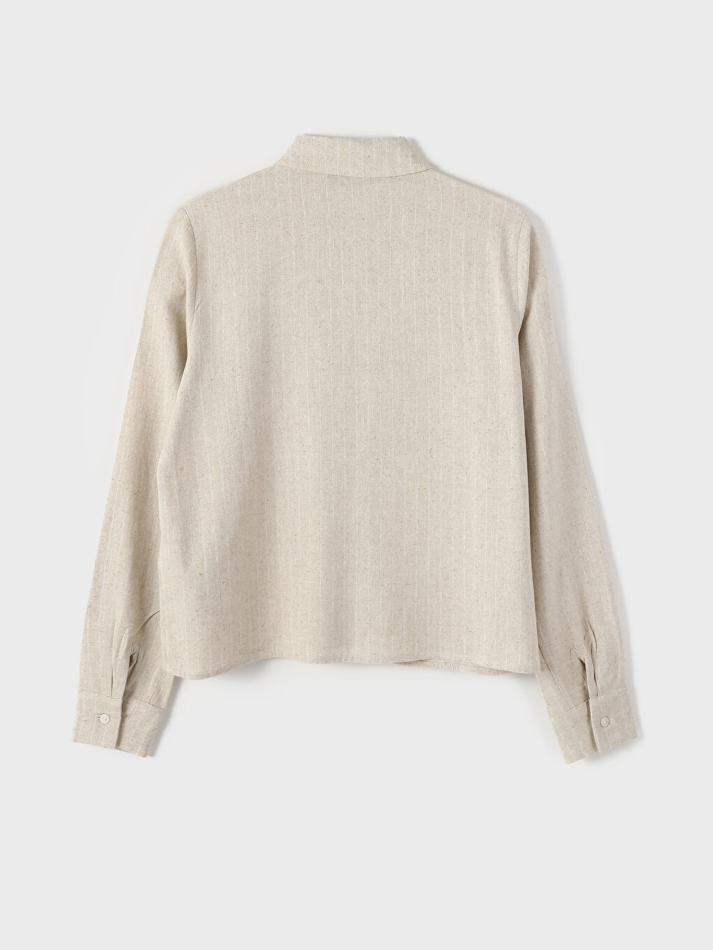 Front Button Closure Long Sleeve Pocket Detailed Women's Shirt -W4IM13Z8-G7K
