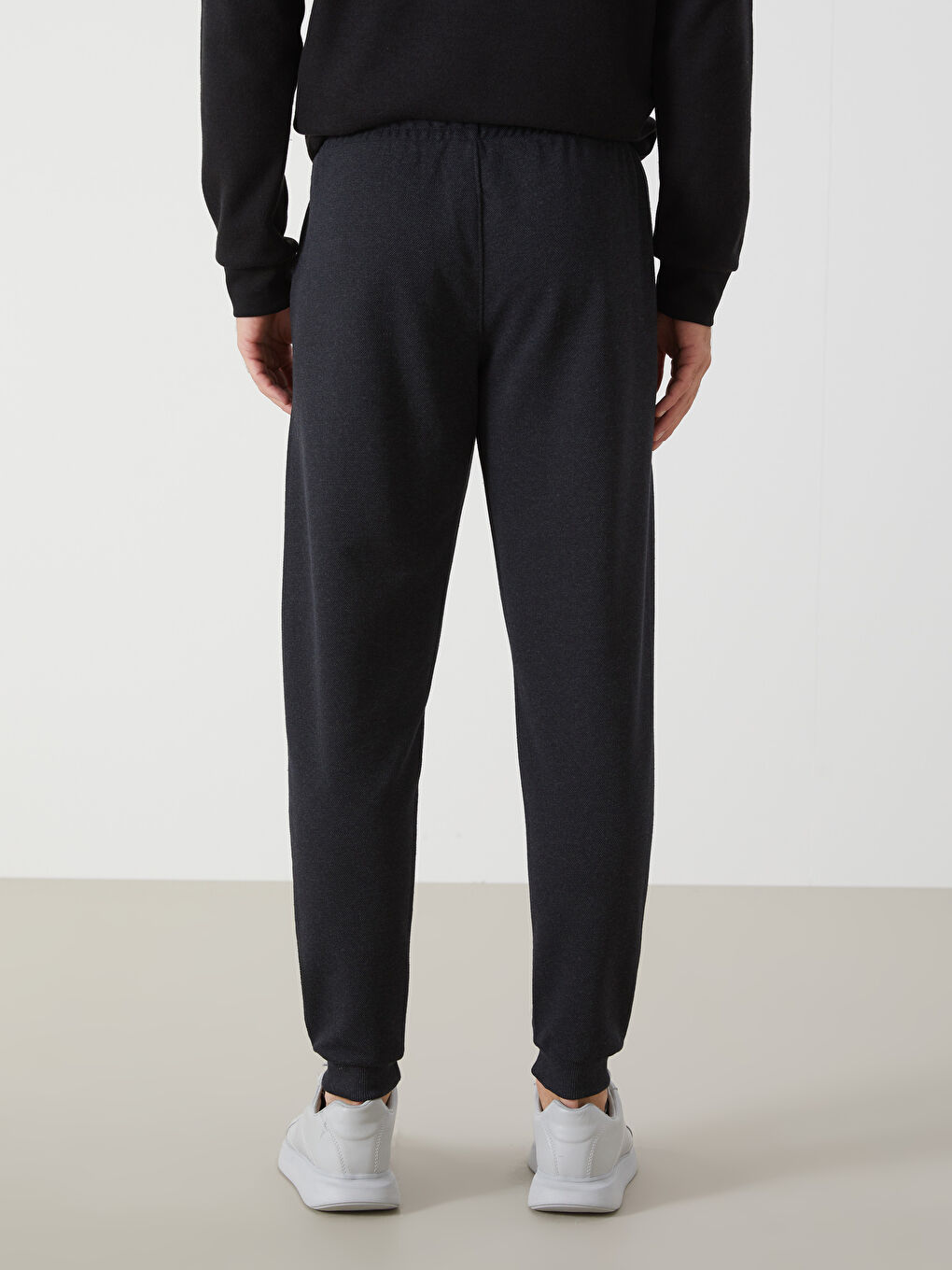 Antrasit Standart Kalıp Erkek Jogger Eşofman Altı-3