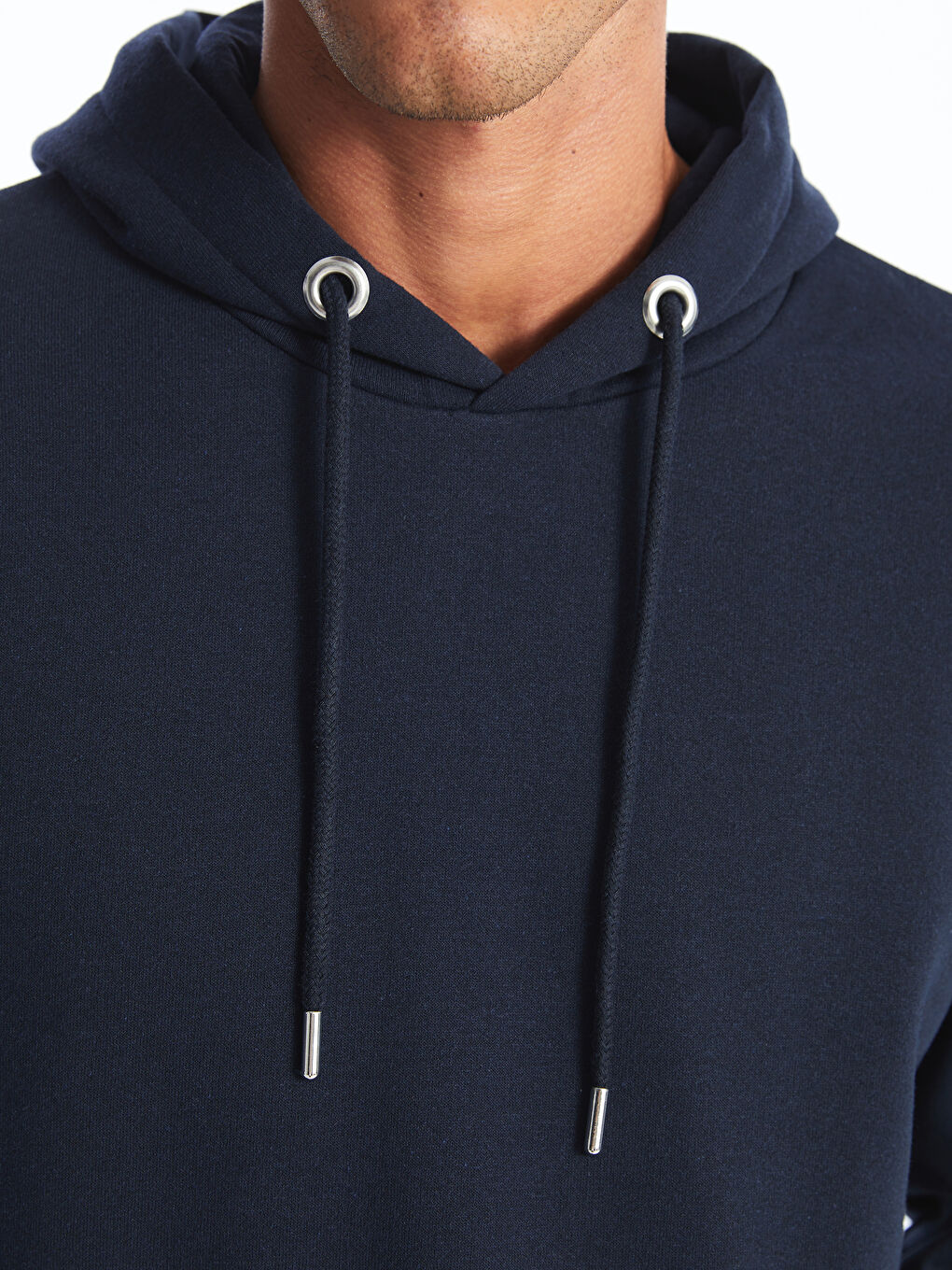 LCW ECO Lacivert Uzun Kollu Baskılı Erkek Hoodie - 2