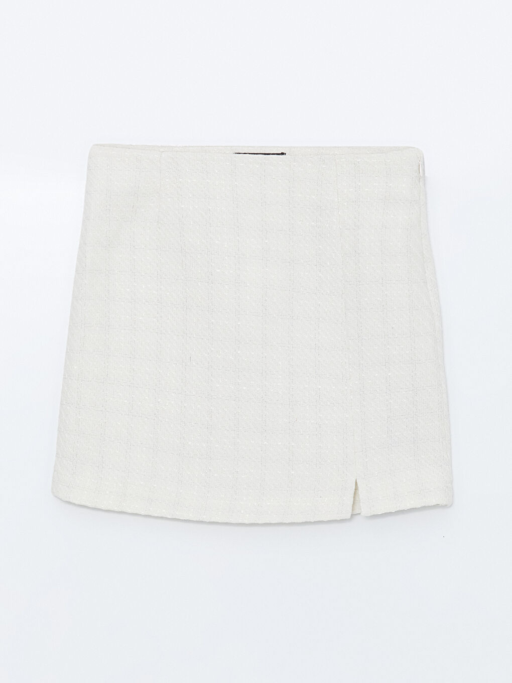 Zippered Waist Plaid Women's Skirt -W4IM31Z8-R9J