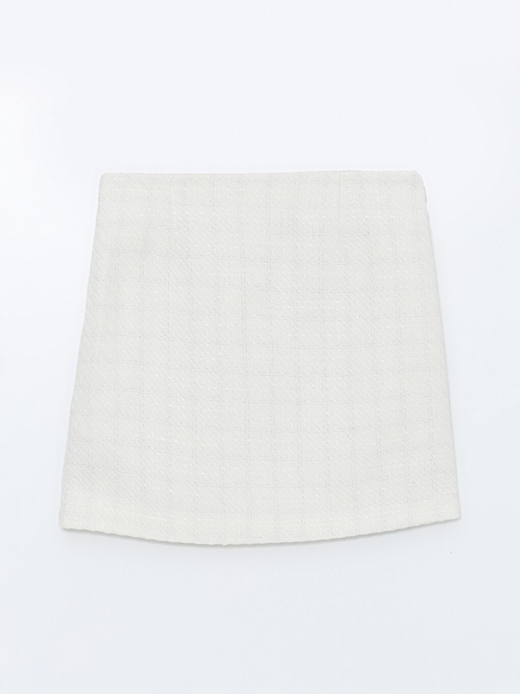 Zippered Waist Plaid Women's Skirt -W4IM31Z8-R9J