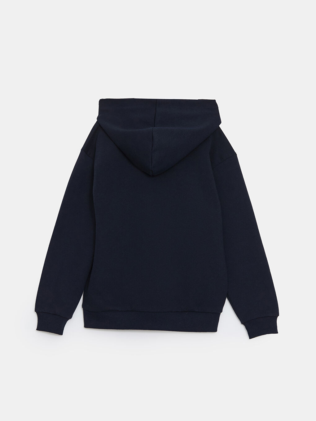 LCW ECO Lacivert Kapüşonlu Erkek Çocuk Sweatshirt - 1