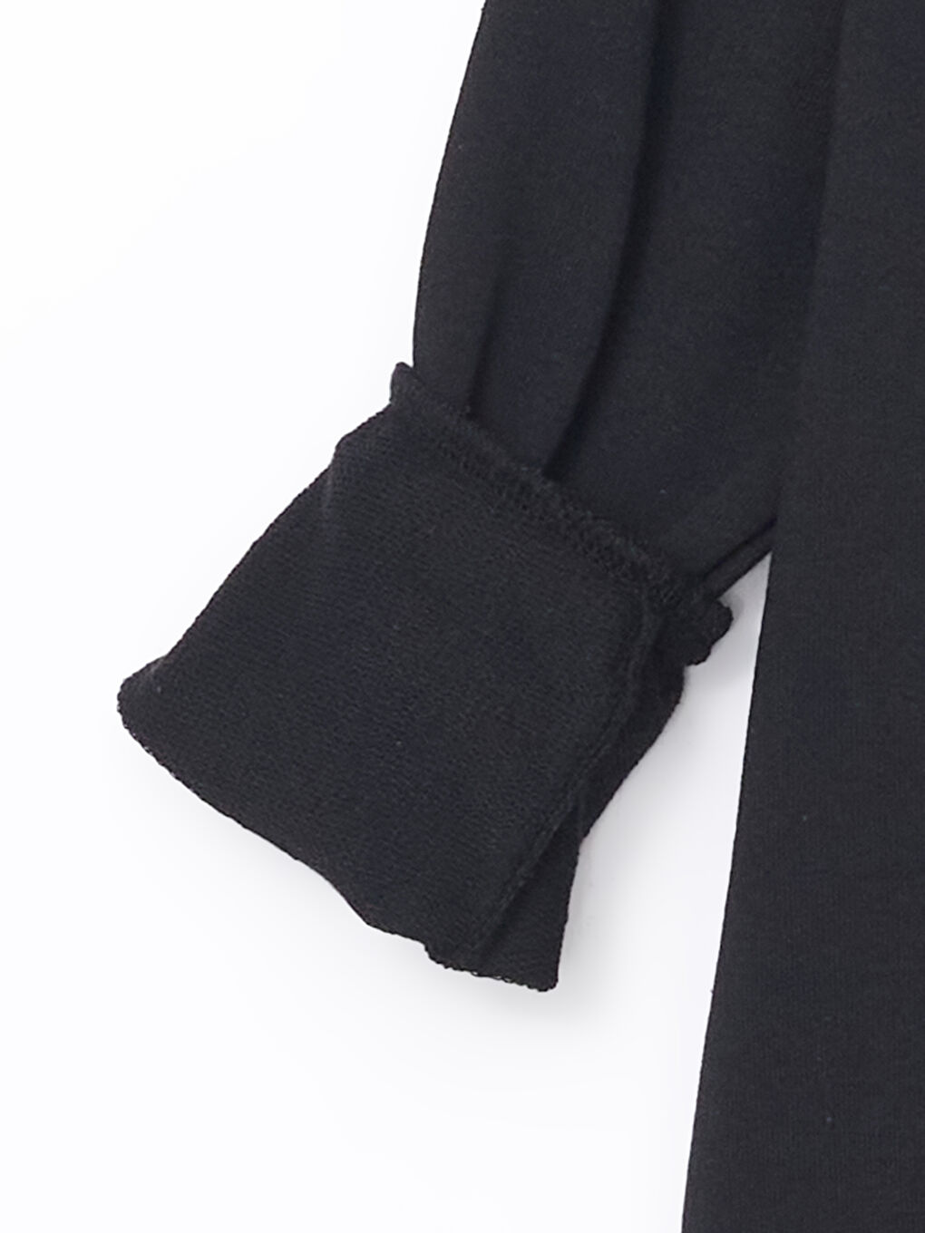 Siyah Kapüşonlu Erkek Çocuk Sweatshirt-1