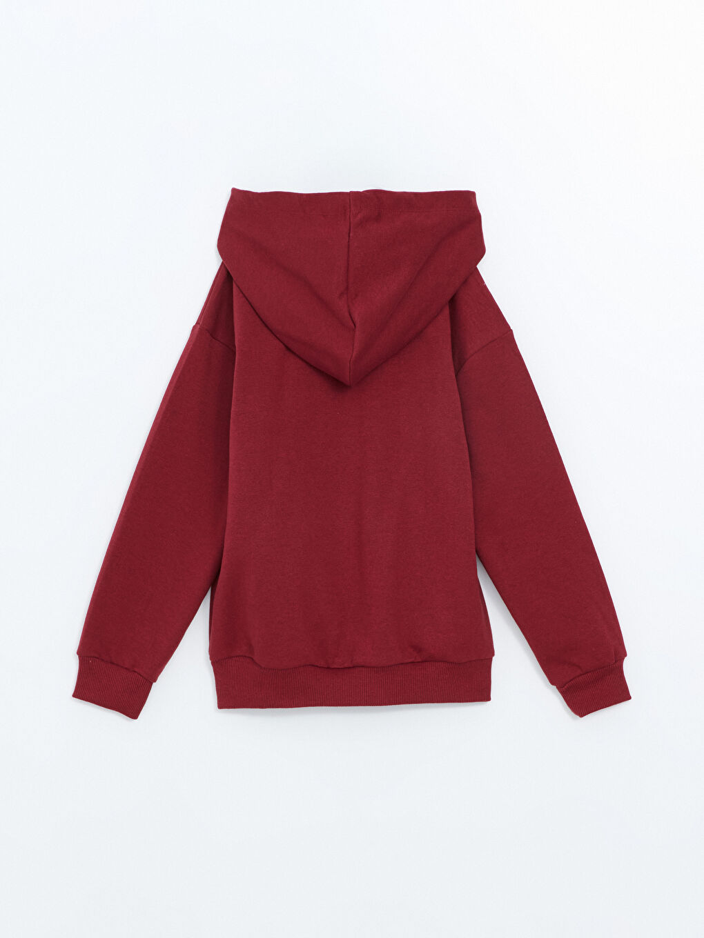 LCW ECO Bordo Kapüşonlu Erkek Çocuk Sweatshirt - 2