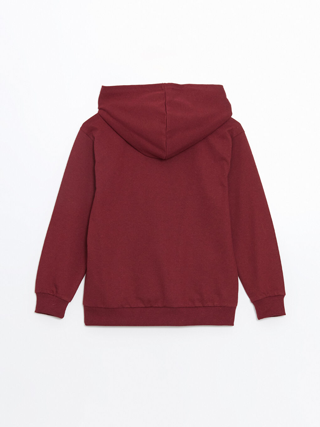 LCW ECO Bordo Kapüşonlu Erkek Çocuk Sweatshirt - 2