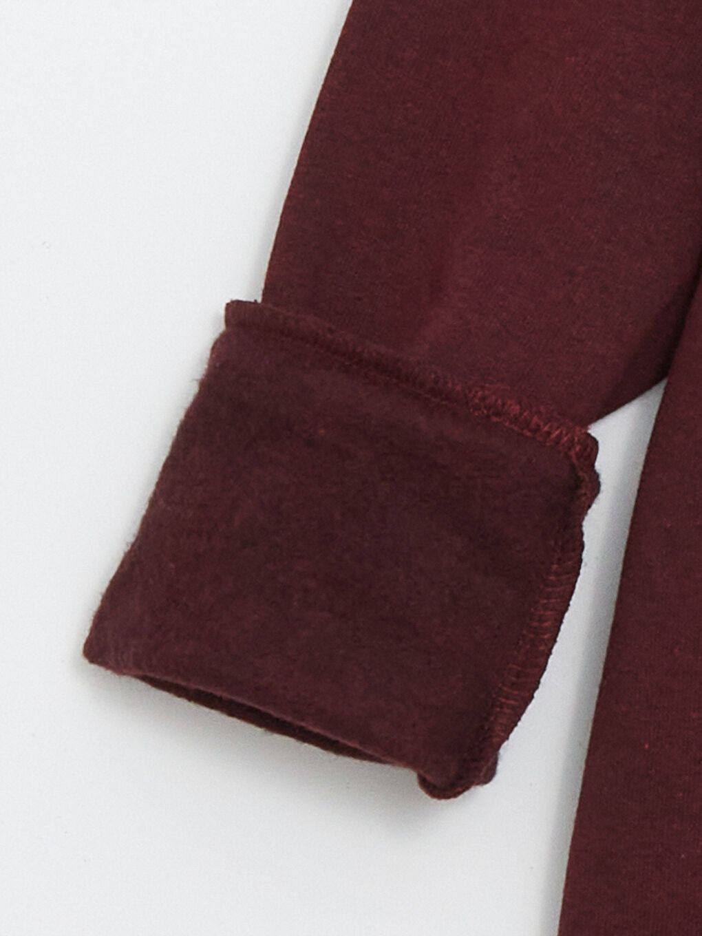 Bordo Kapüşonlu Erkek Çocuk Sweatshirt-2