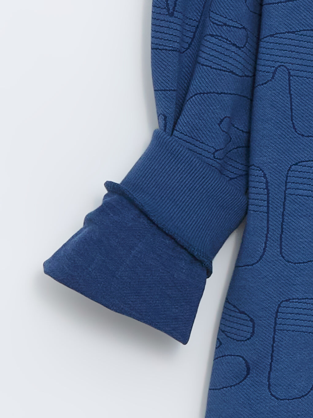 Crew Neck Long Sleeve Printed Men's Sweatshirt-5