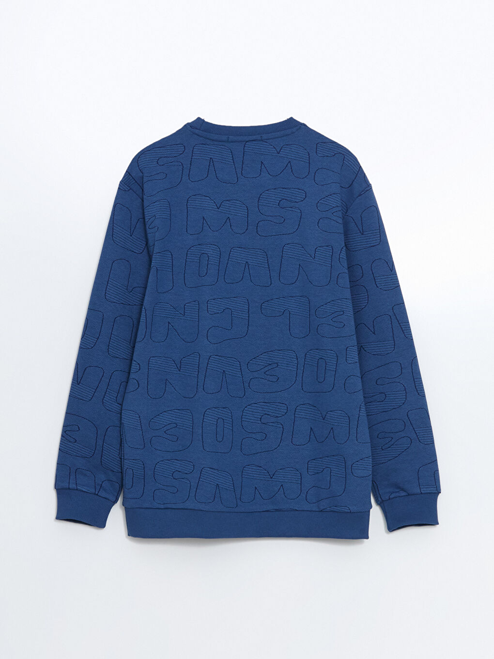 Crew Neck Long Sleeve Printed Men's Sweatshirt-6