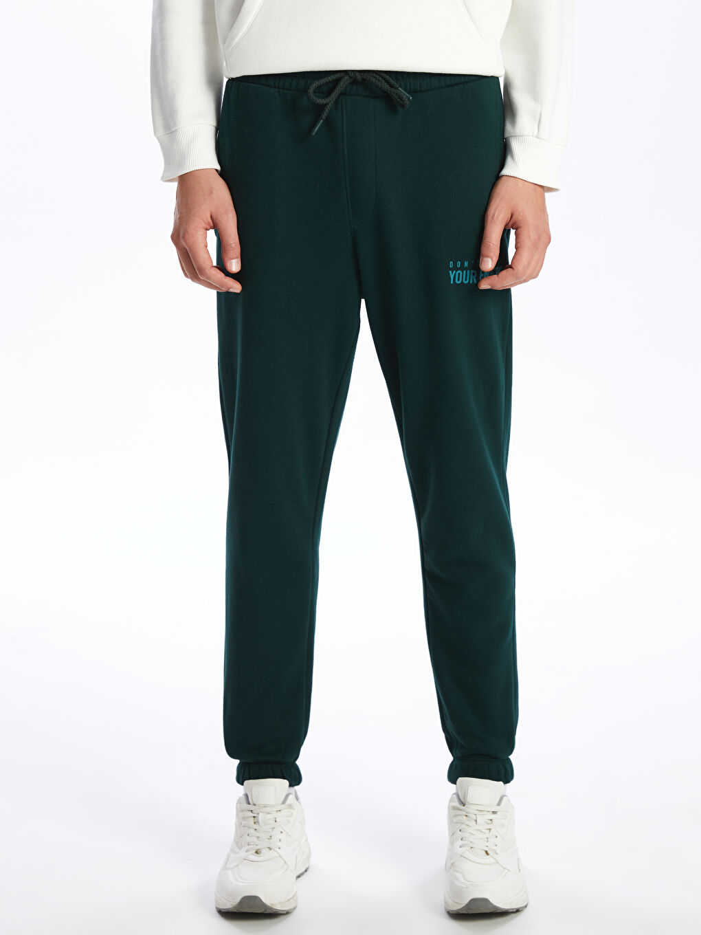 بنطلون رياضي للرجال بقصة عادية-1