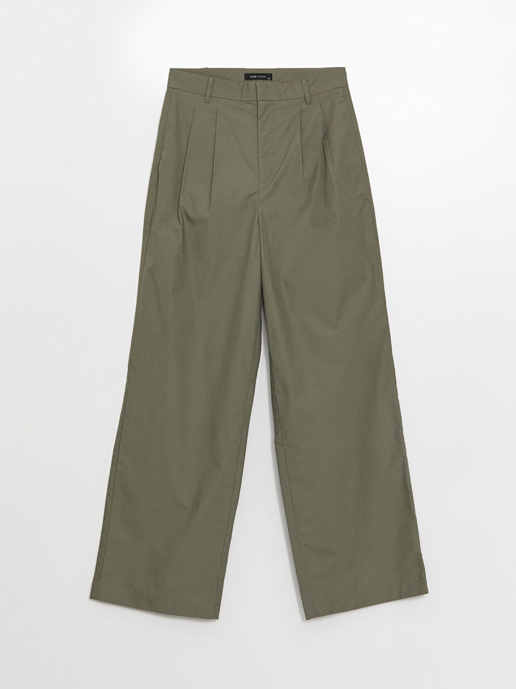 LCW Vision Loose Fit Wide Leg Women's Trousers -W4IN17Z8-YCQ