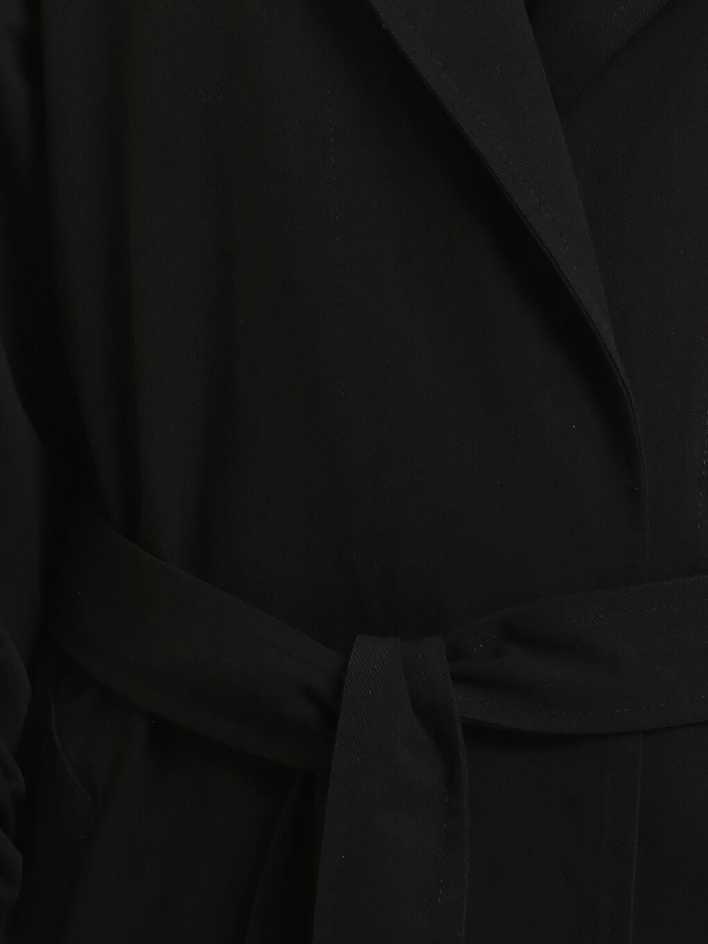 Ceket Yaka Oversize Kadın Trençkot-2