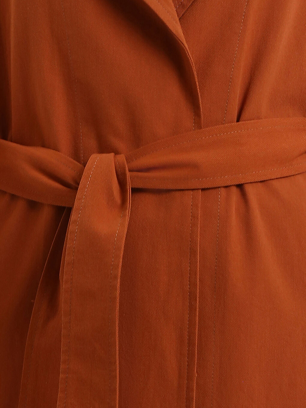 Jacket Collar Oversize Women's Trench Coat-2