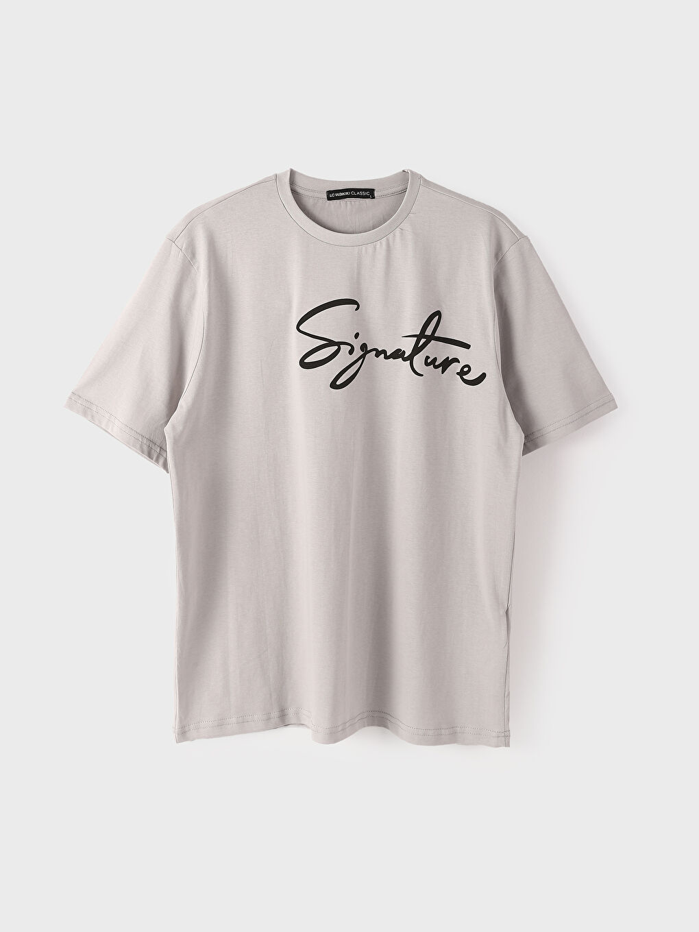 Crew Neck Short Sleeve Printed Men's T-Shirt