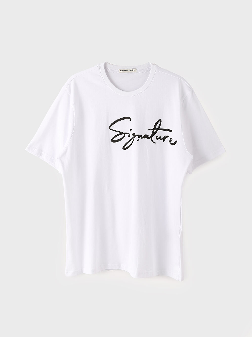 Crew Neck Short Sleeve Printed Men's T-Shirt