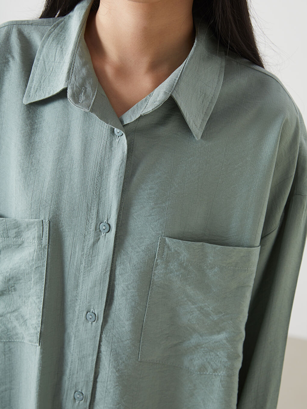 Кең пішім әйелдерге арналған жейде-2