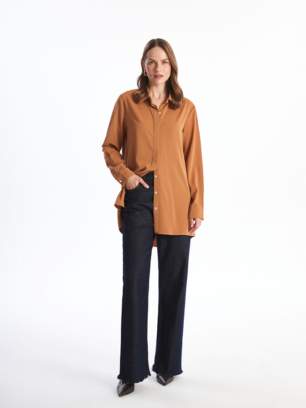 Satin Women's Shirt-1