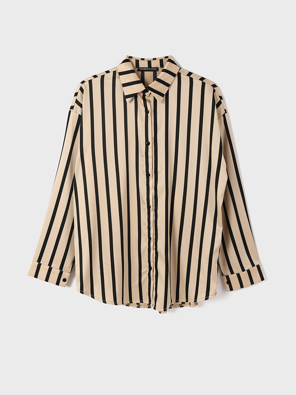 Striped Oversize Women's Shirt