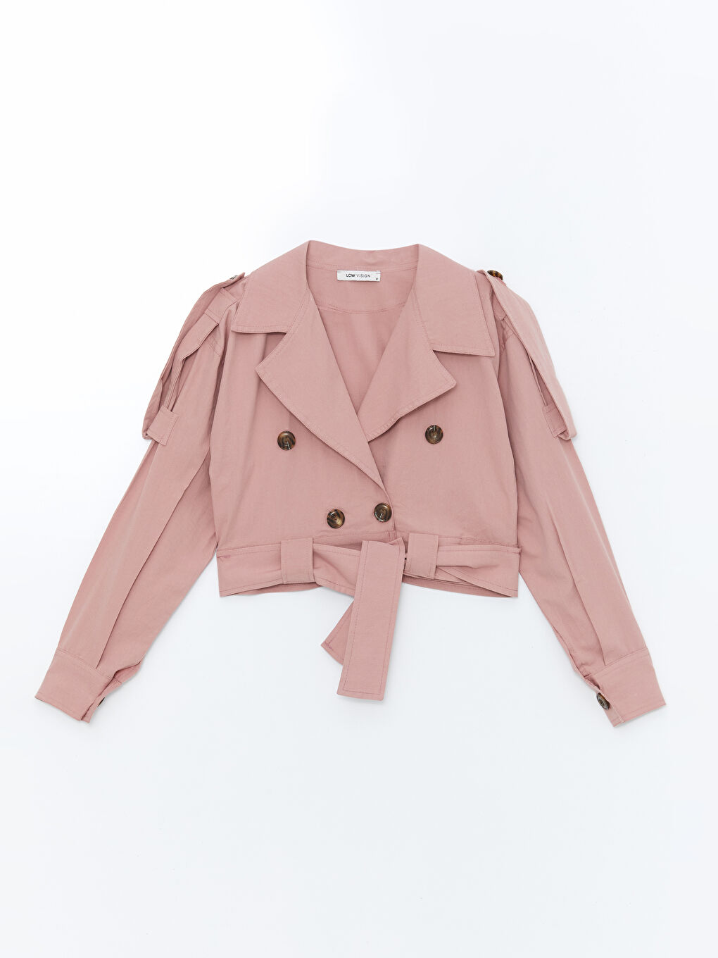 Double Breasted Women's Trenchcoat -W4IO46Z8-KTK