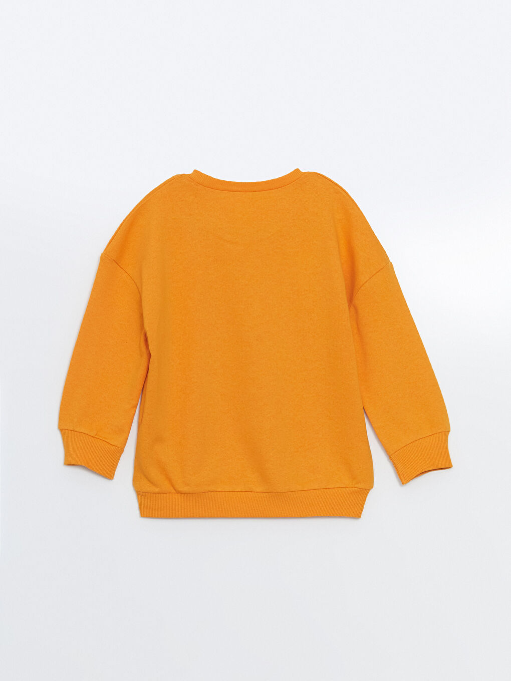 LCW ECO Turuncu Bisiklet Yaka Baskılı Erkek Bebek Sweatshirt - 2