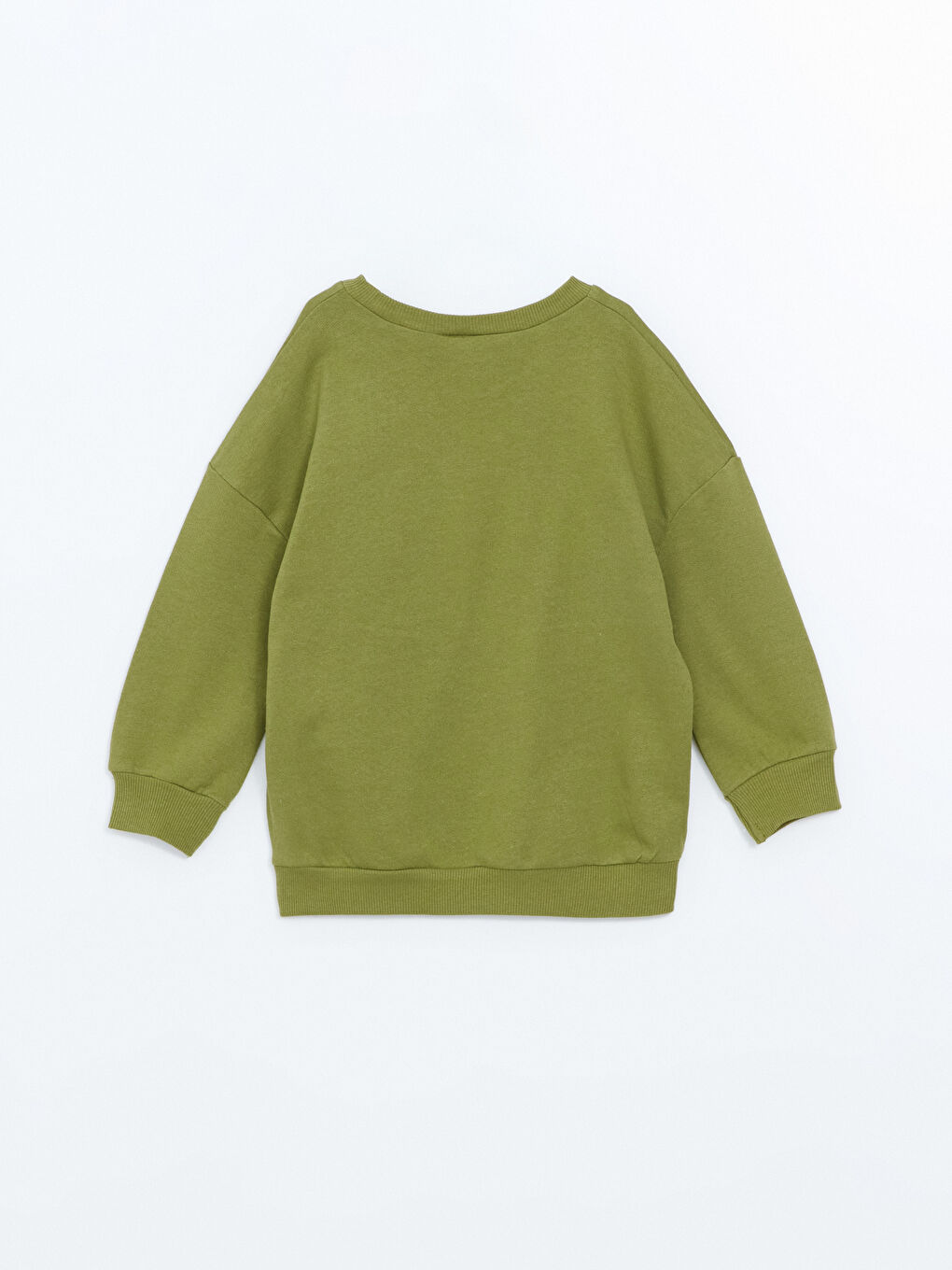 LCW ECO Yeşil Bisiklet Yaka Erkek Bebek Sweatshirt - 2