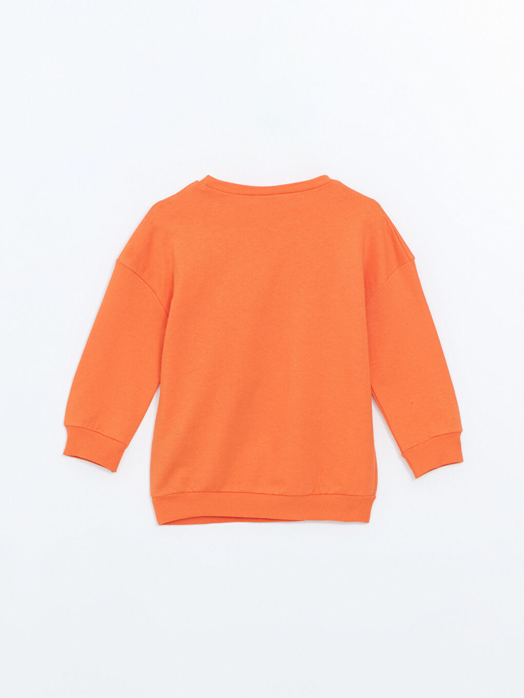 LCW ECO Turuncu Bisiklet Yaka Baskılı Erkek Bebek Sweatshirt - 2