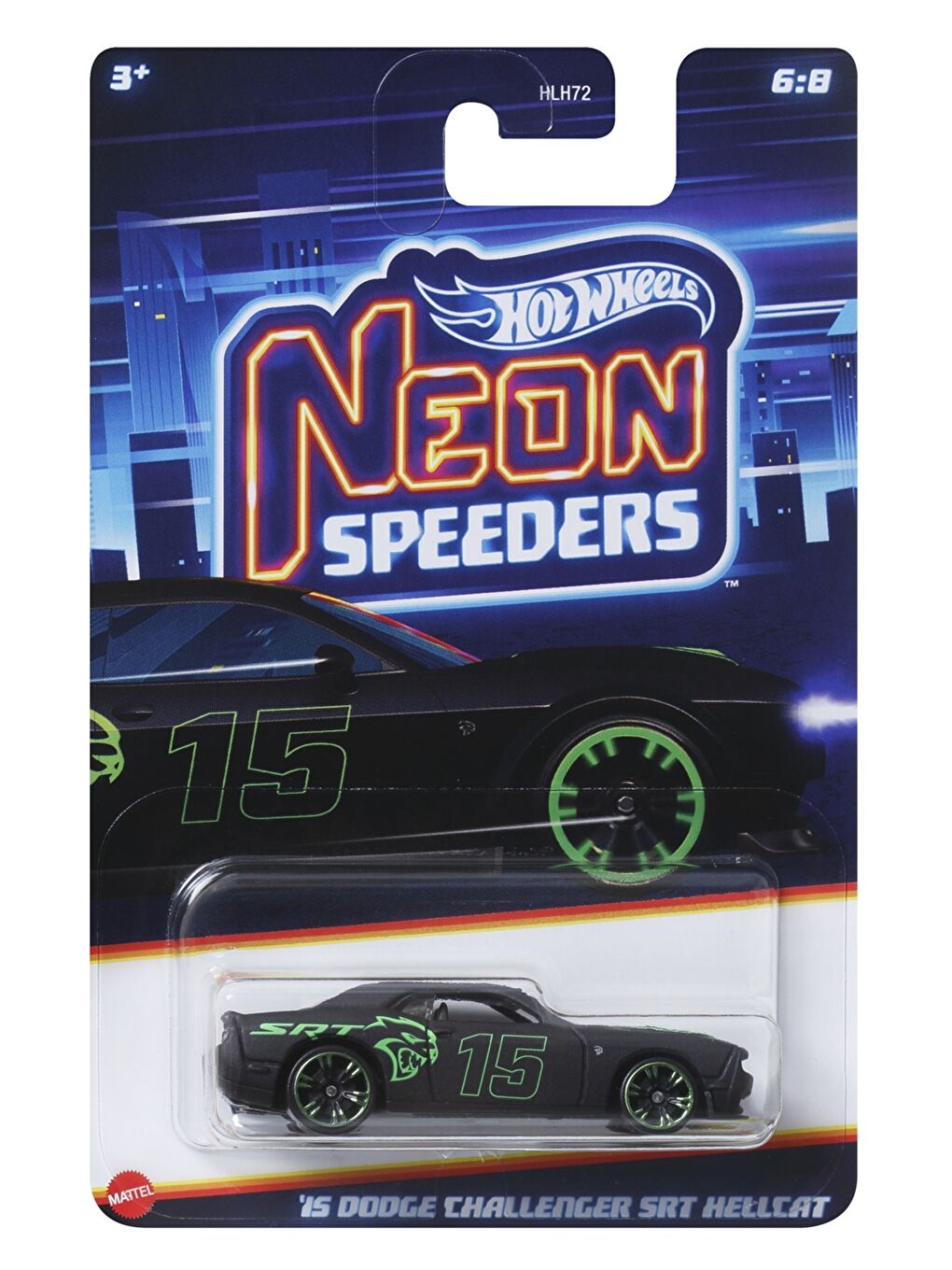 MATTEL Karışık Asorti Neon Speeders Oyuncak Araba HLH72 - 5