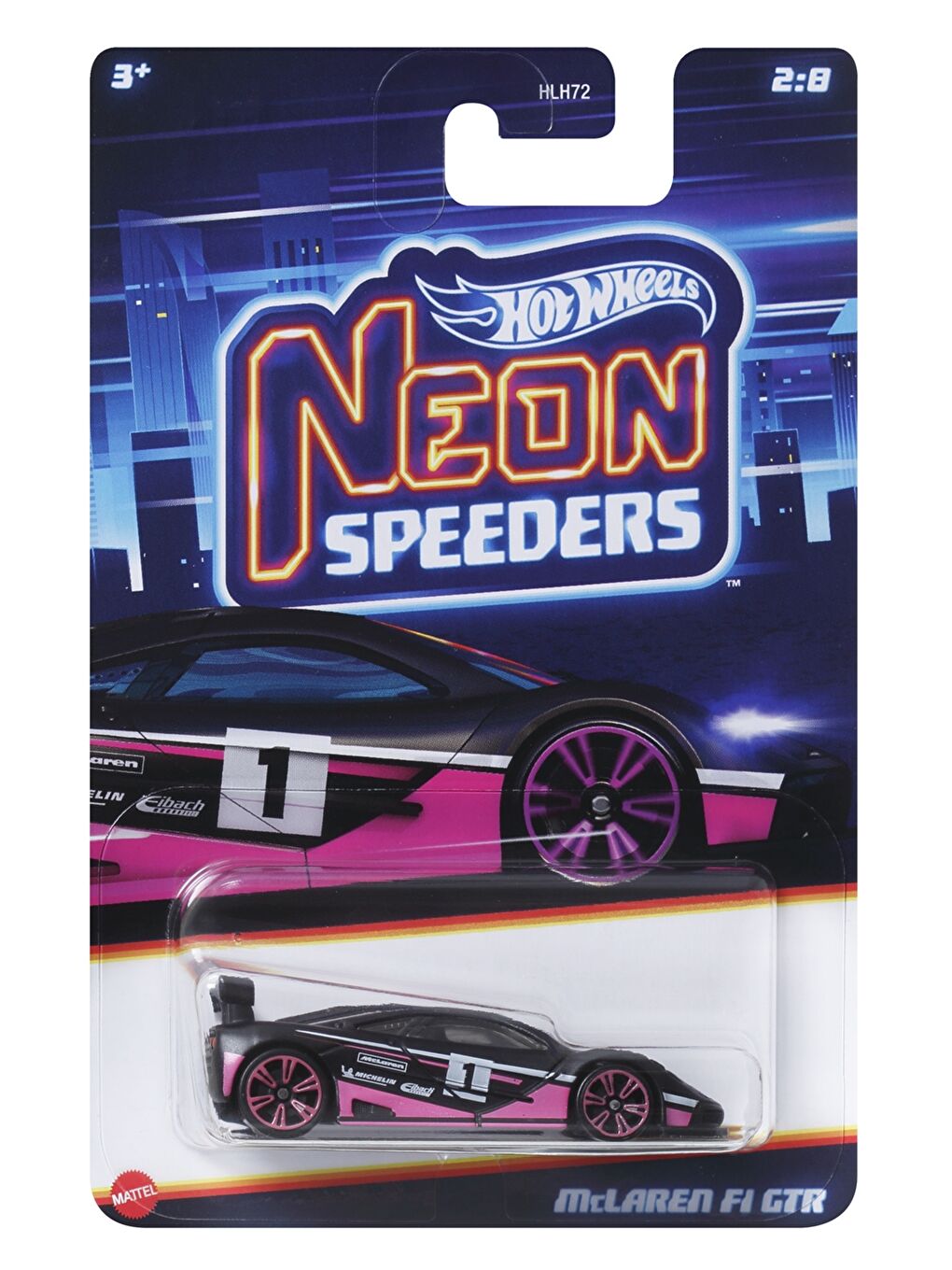 MATTEL Karışık Asorti Neon Speeders Oyuncak Araba HLH72 - 17