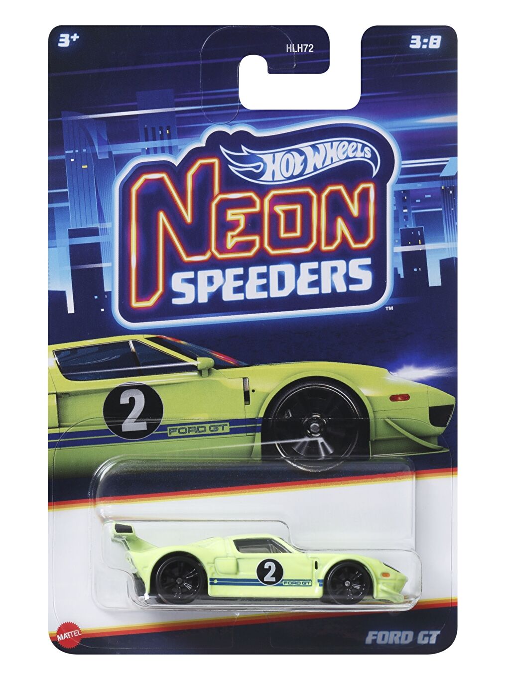 MATTEL Karışık Asorti Neon Speeders Oyuncak Araba HLH72 - 21