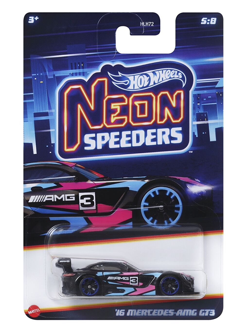 MATTEL Karışık Asorti Neon Speeders Oyuncak Araba HLH72 - 28