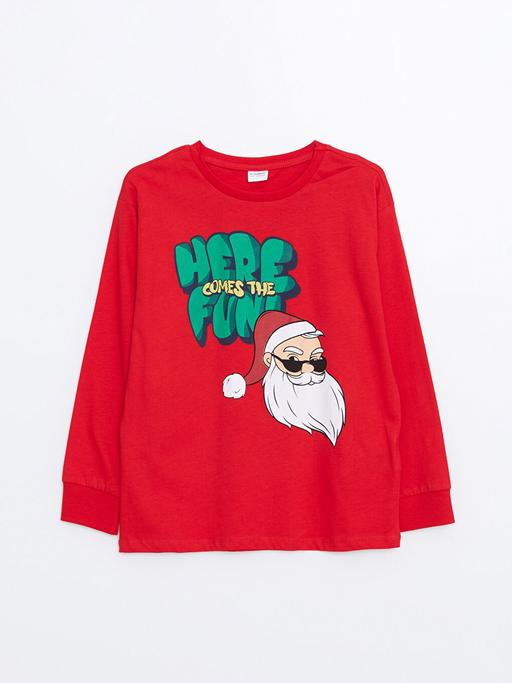LCW Kids سێتی بیجامەی کریسمەس بۆ کوڕان بە یەخە خڕ -W4IP20Z4-HNK