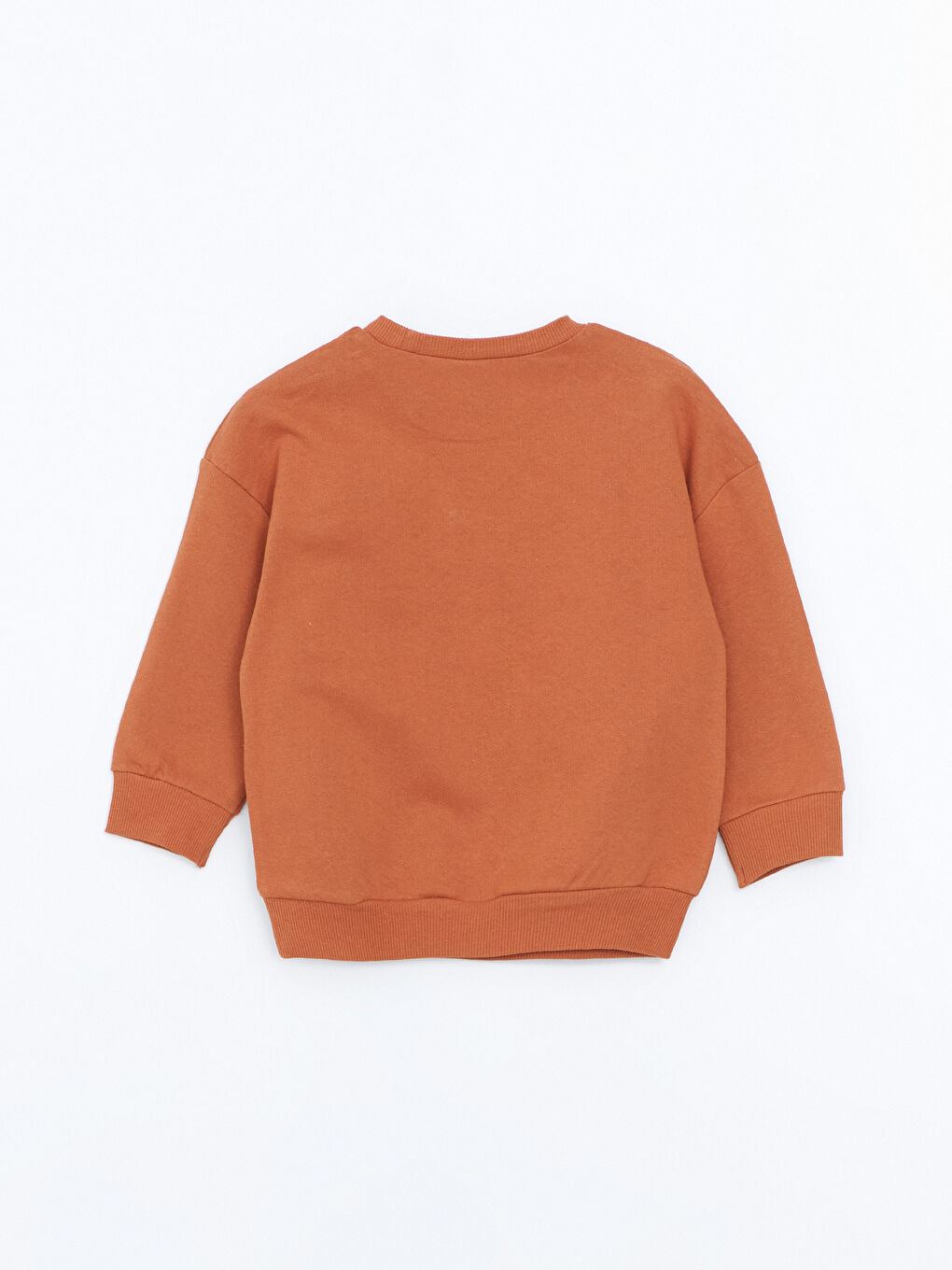 LCW ECO Açık Kahverengi Bisiklet Uzun Kollu Baskılı Erkek Bebek Sweatshirt - 2