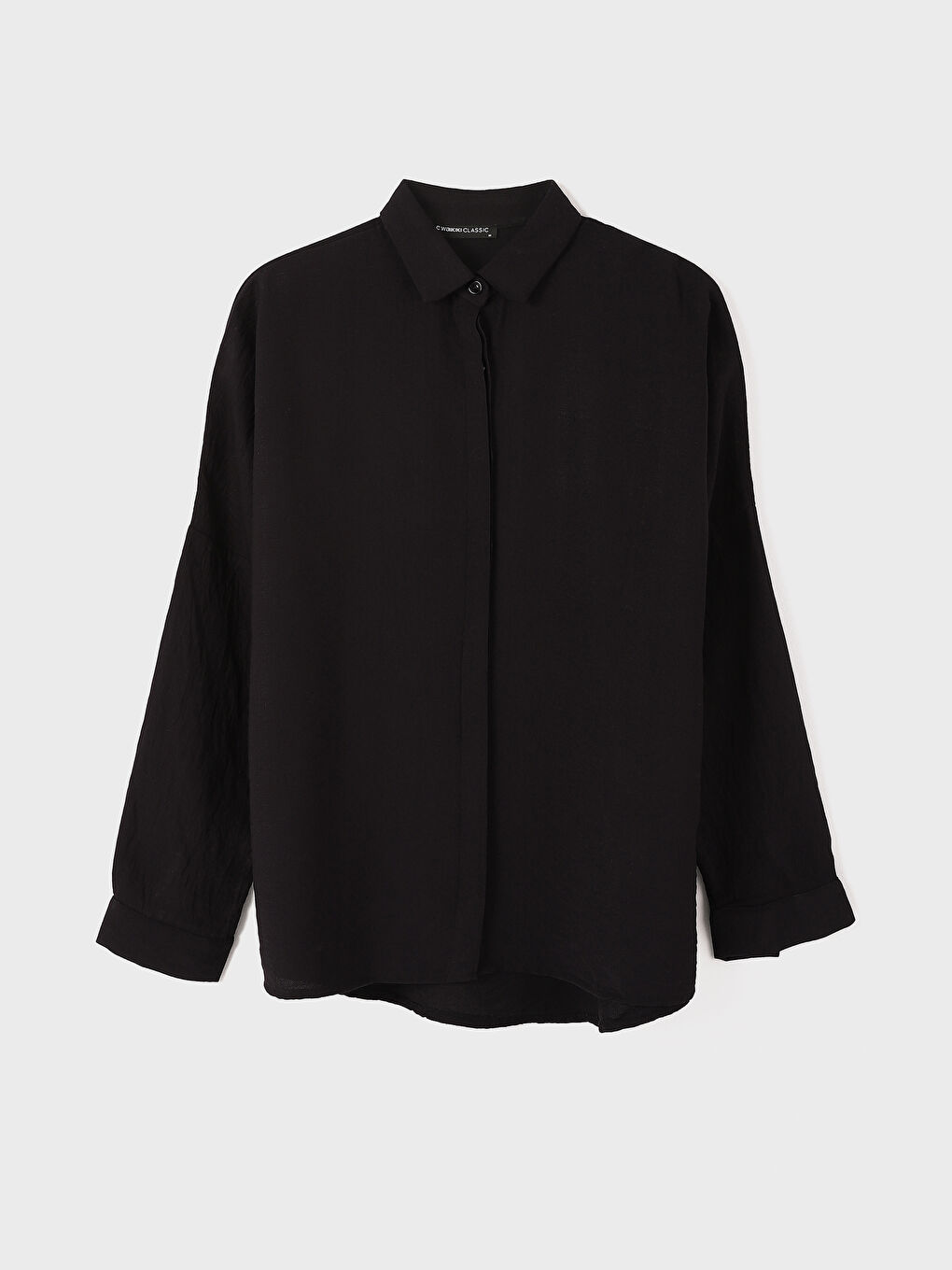 Plain Long Sleeve Women's Shirt