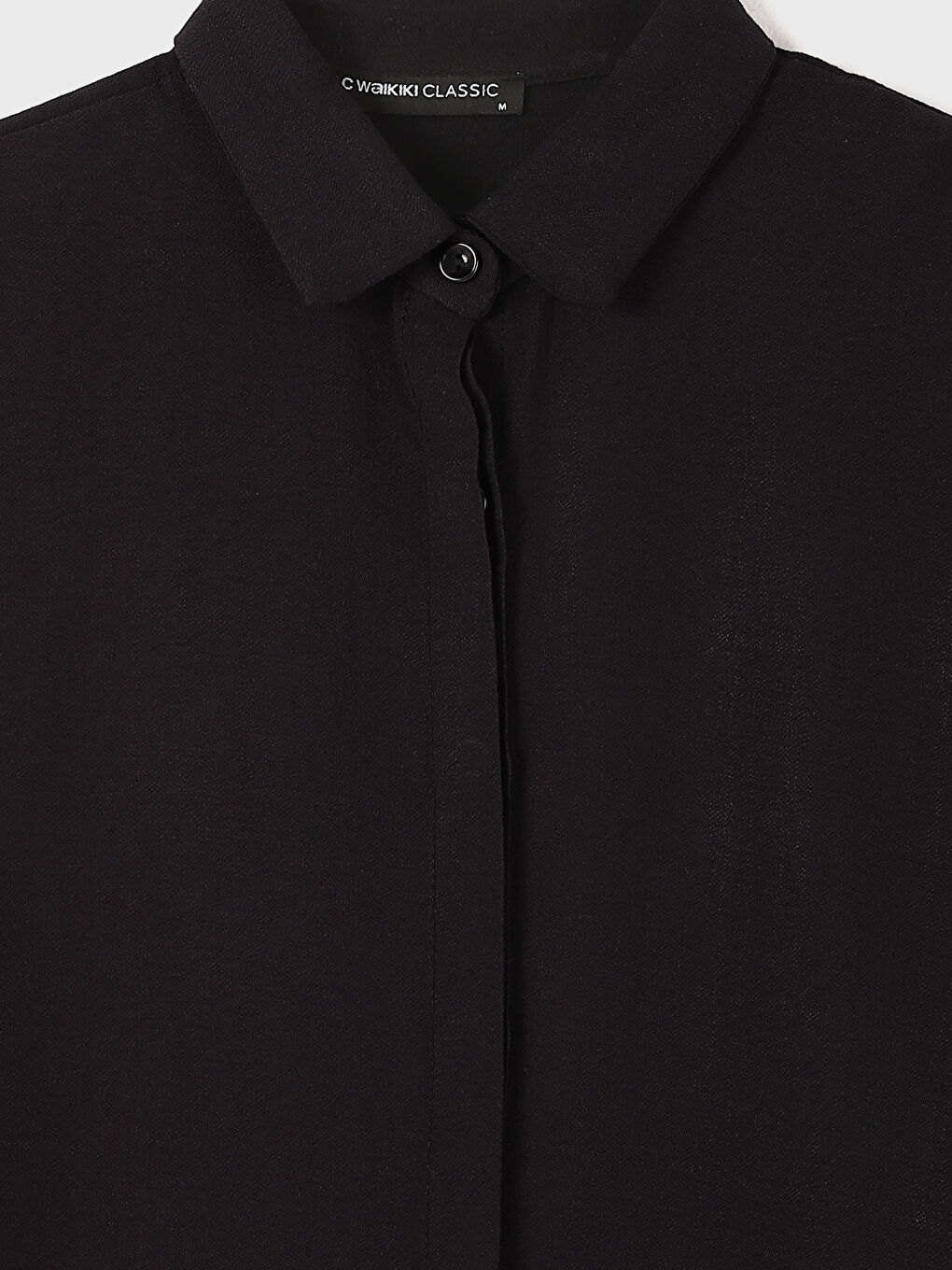 Plain Long Sleeve Women's Shirt-3