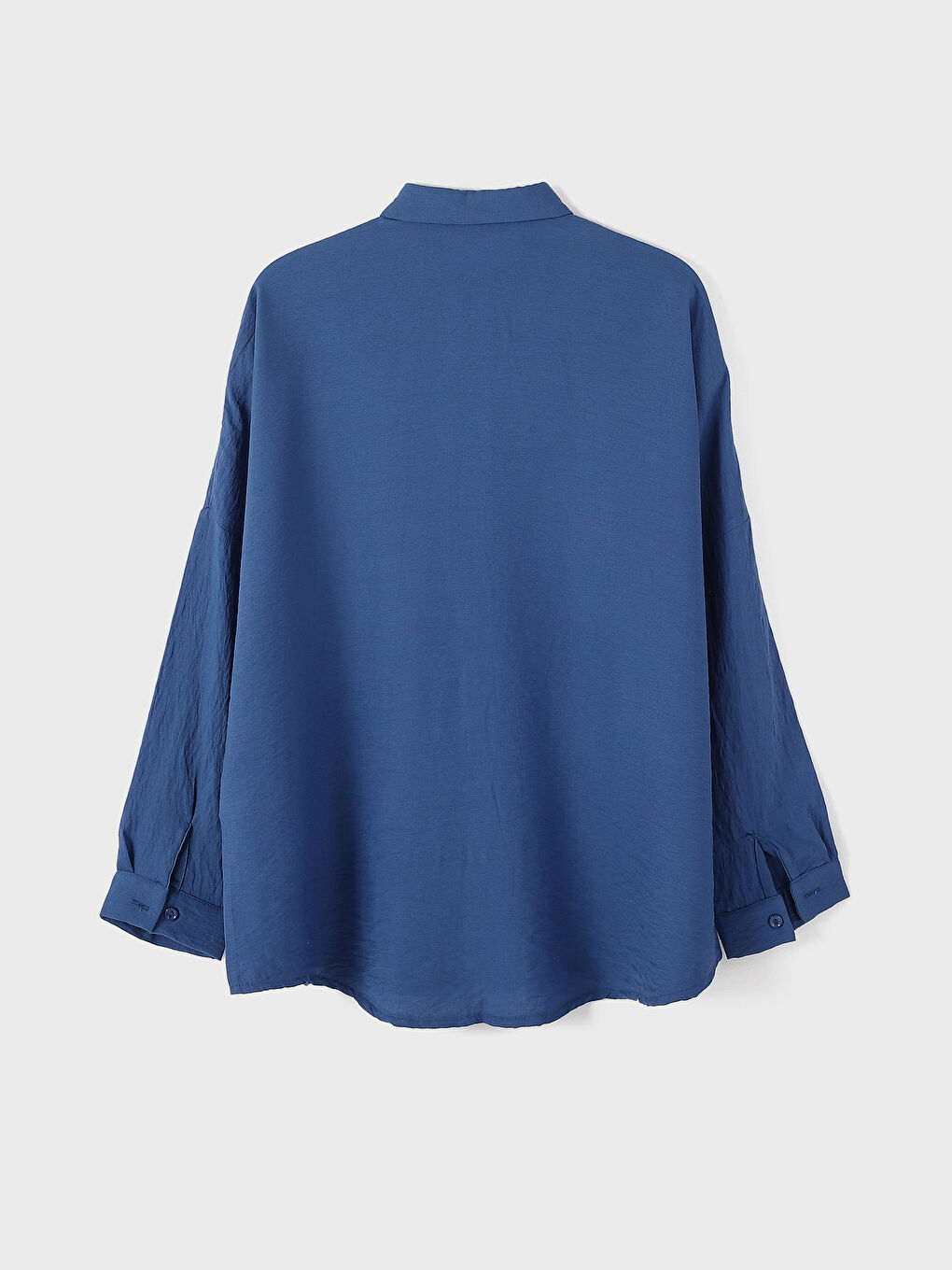 Plain Long Sleeve Women's Shirt-1