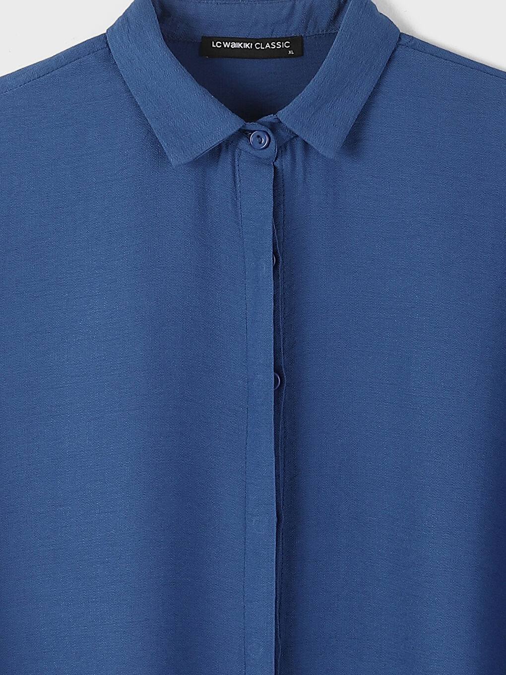 Plain Long Sleeve Women's Shirt-2